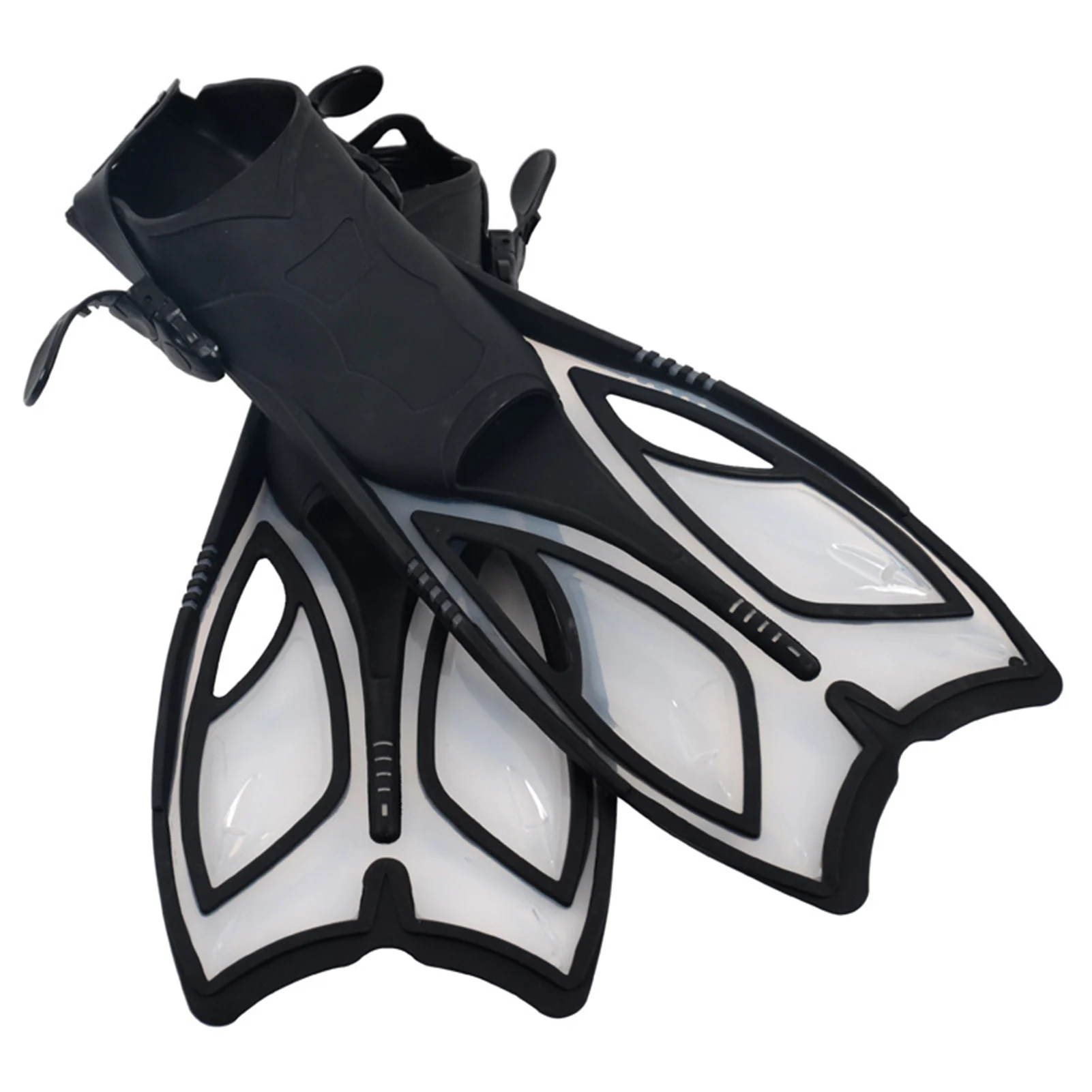 

Snorkeling Diving Swim Fins Portable Adjustable Scuba Diving Flippers Professional Snorkel Foot Flippers For Swiming Accessories
