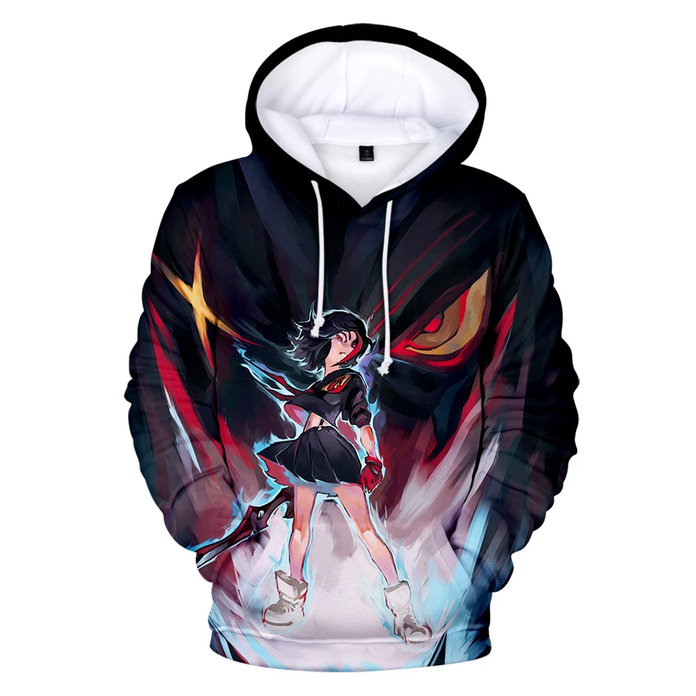 3d hoodie kill la kill hoodies round neck sweatshirt unisex material mnewomen hip hop fashion trend style casual tops free global shipping
