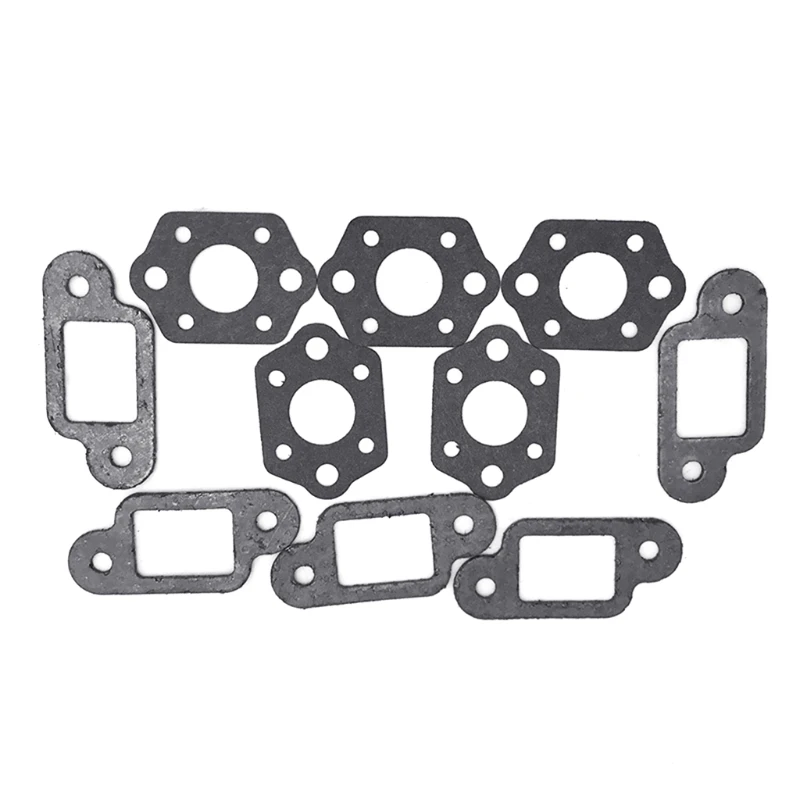 

C5AC 10Pcs Muffler Carburetor Gasket kit For 021 023 025 MS210 MS230 MS250 MS 210 230 250 Chainsaws Spare Parts #1123 129 090
