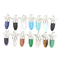 qimoshi bullet pendant alloy feminine charm small jewelry birthday gift 18 inch leather