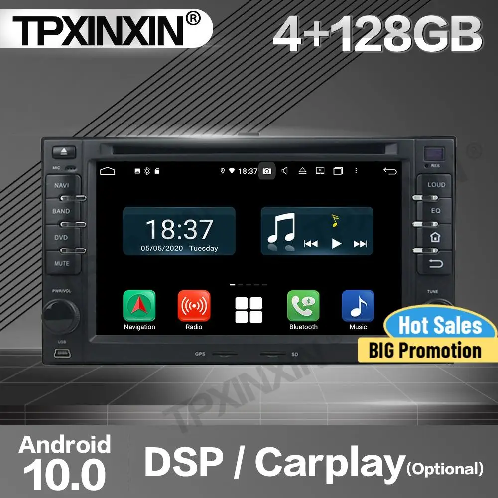 

Автомагнитола Apple Carplay 2 Din, 128G, стерео приемник, Android 10, для Kia Cerato, GPS-навигатор, плеер, автомагнитола, головное устройство
