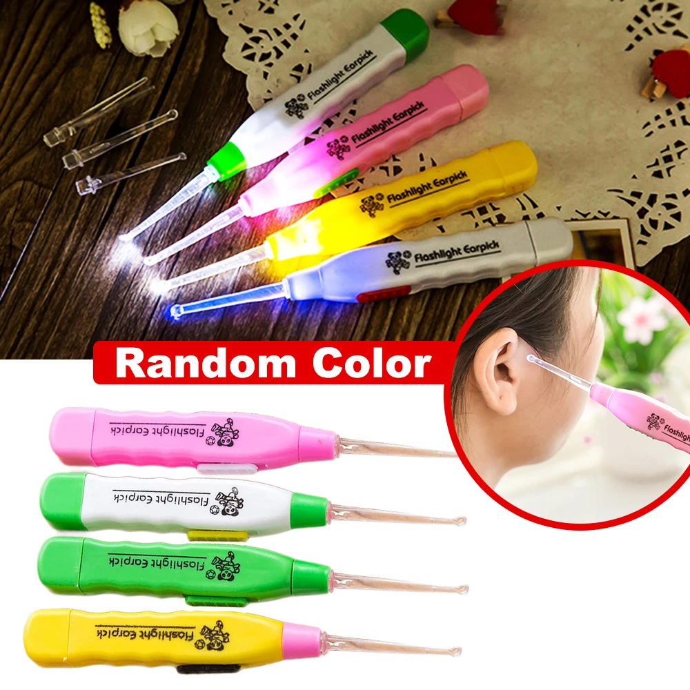 1 шт. светодиодный светильник для чистки ушей средство удаления воска инструмент