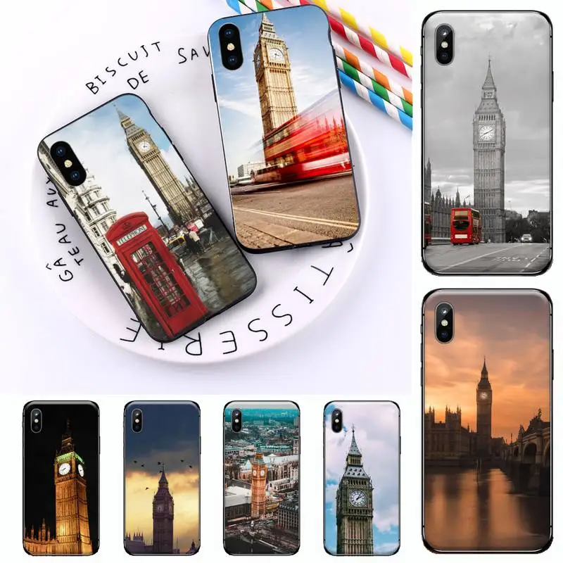 

London big ben Landmark Phone Case For iphone 12 11 13 7 8 6 s plus x xs xr pro max mini