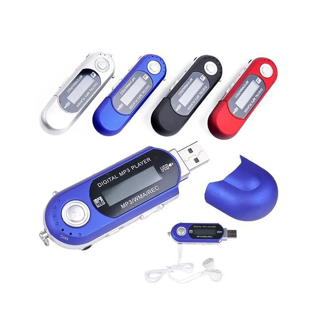 Портативный мини USB флэш ЖК цифровой слот музыкальный плеер FM Радио MP3 плеер Поддержка флэш 32 Гб TF карта