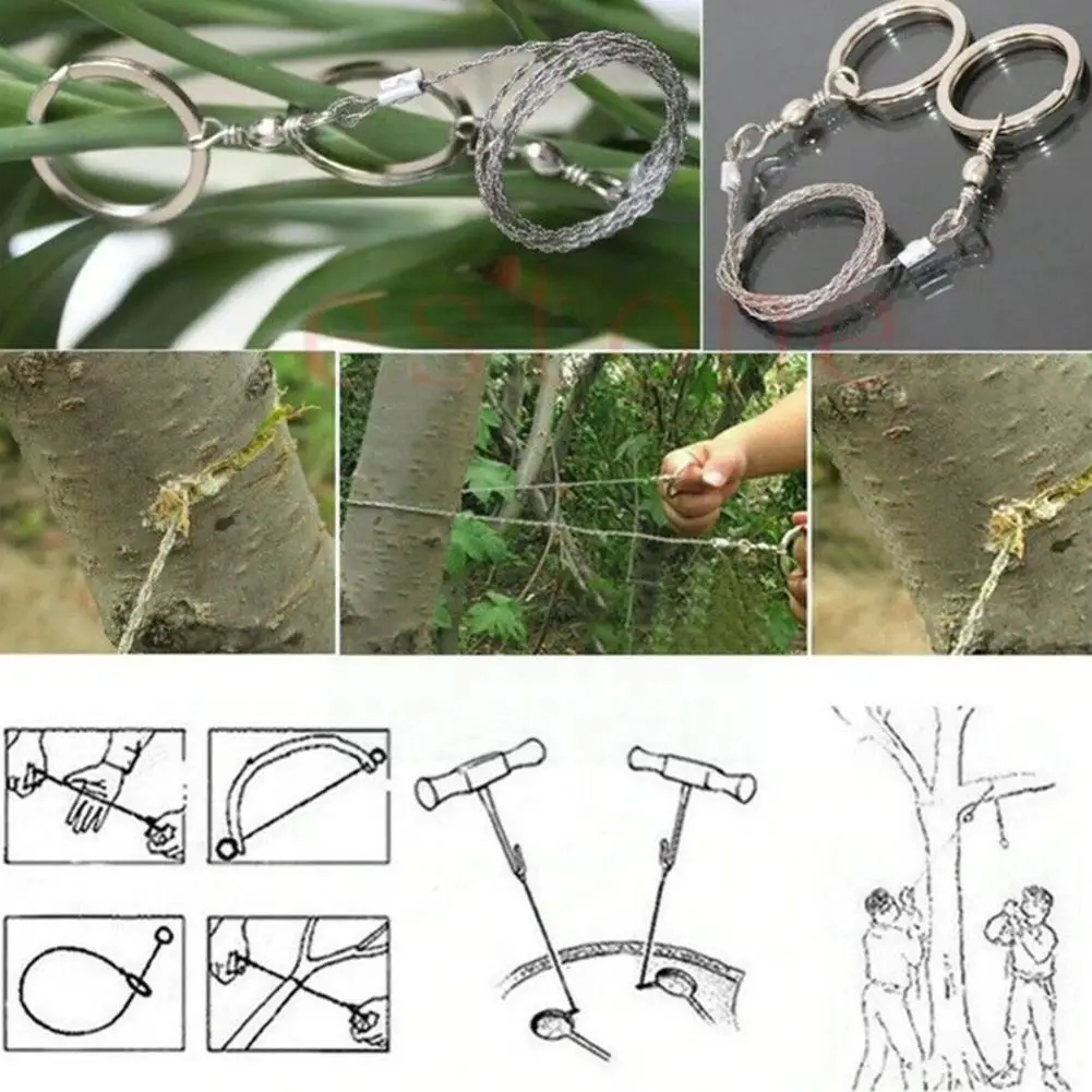 

1pcs Outdoor Survival Wire Life Chain Saw Blade Emergency Saw Blade Saw Portable Wire Wire Survival Life-saving F8s2