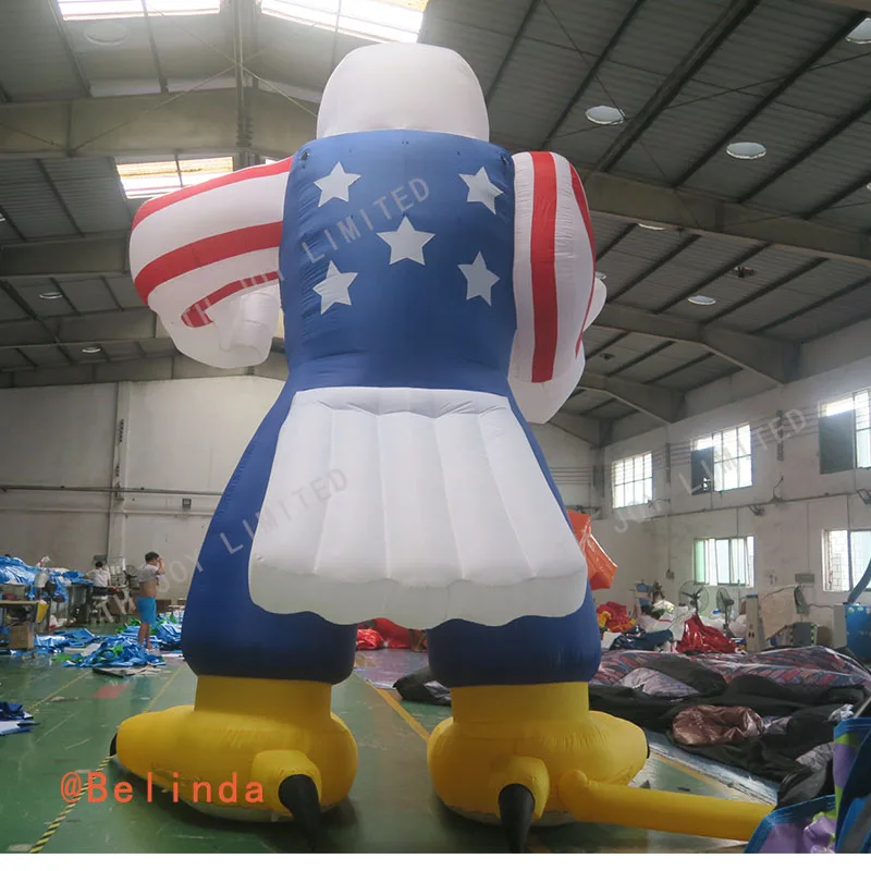 Бесплатная доставка Гигантский 6mH надувной американский Орел США орел