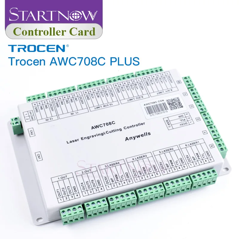 Trocen AWC708CPlus CO2 лазерный Управление Карта с ЧПУ основная плата Системы машина