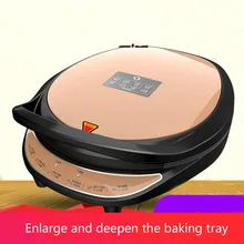 220V electric baking pan household double-sided heating pancake pan new automatic power-off pancake pancake machine