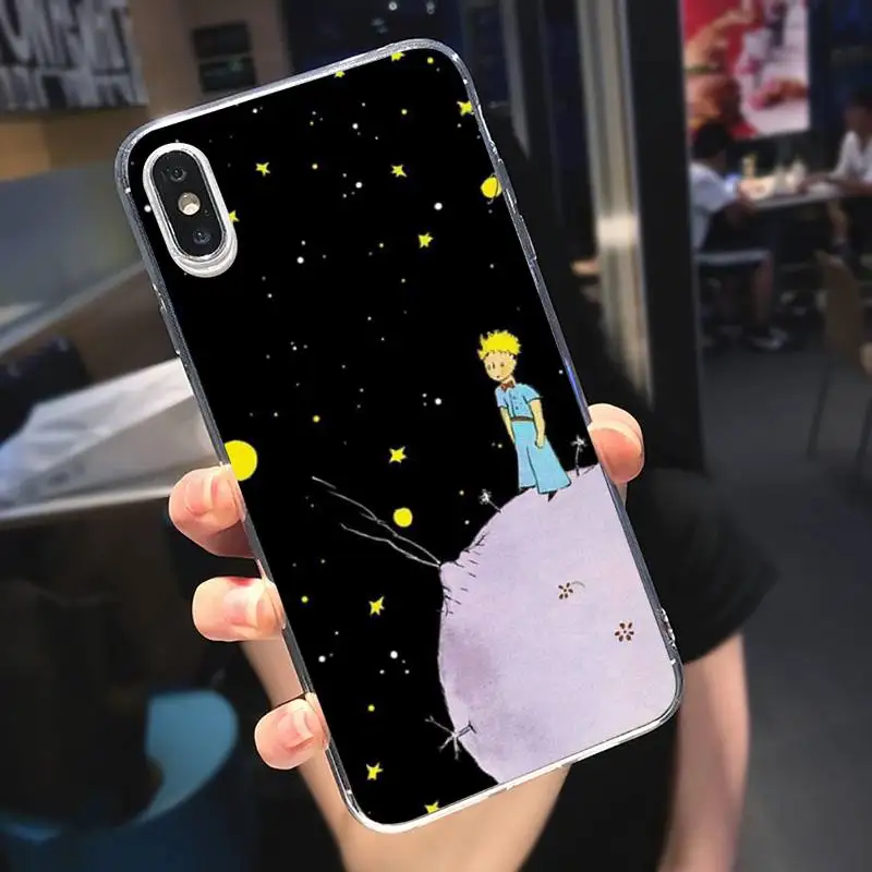 

French cartoon the little prince Phone Case Transparent soft For iphone 5 5s 5c se 6 6s 7 8 11 12 plus mini x xs xr pro max