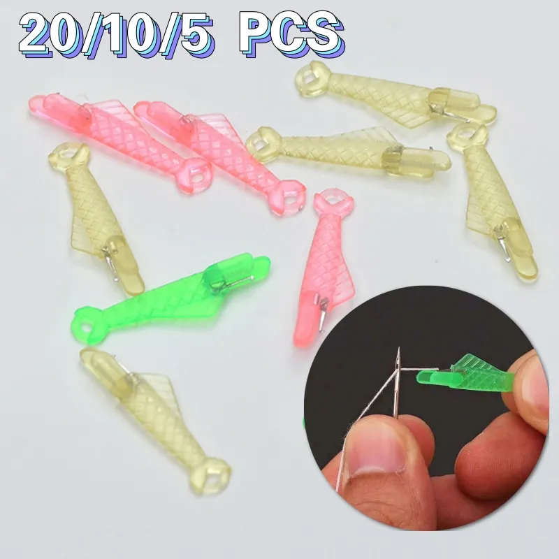 

Mix Color Clothing Sewing Accessories Portable Needle Threader with Hook Sewing Machine Fast Threader Quick Automatic Changer