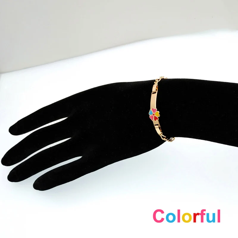 Сердце для браслетов младенцев Pulsera Bebe Дети Ювелирные изделия крещение браслет