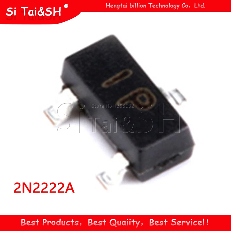 100 шт. 2N2222A 2N2222 1P MMBT2222A СОТ-23 транзистор поверхностного монтажа | Электронные