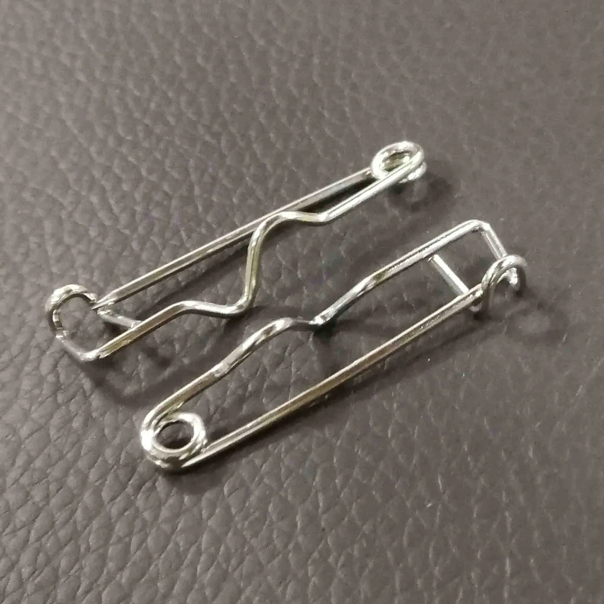 30 шт покрытые серебром Безопасность булавки для поделок стежка маркеры брошь бар