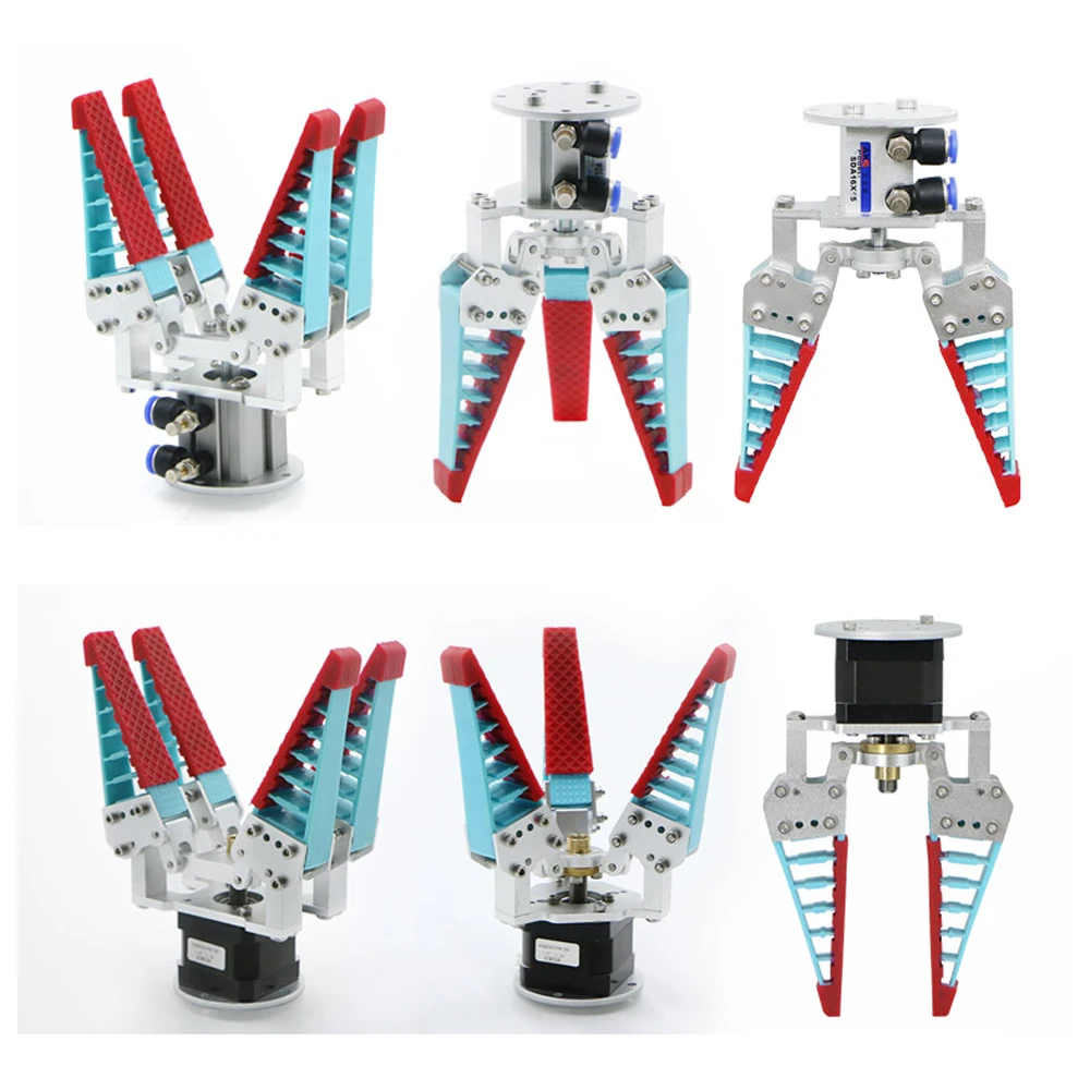 

Newest 2kg Load Flexible Robot Claw with Silicone Mechanical Finger Fruit Sorting Gripper, Adaptive Pneumatic Electric Grab