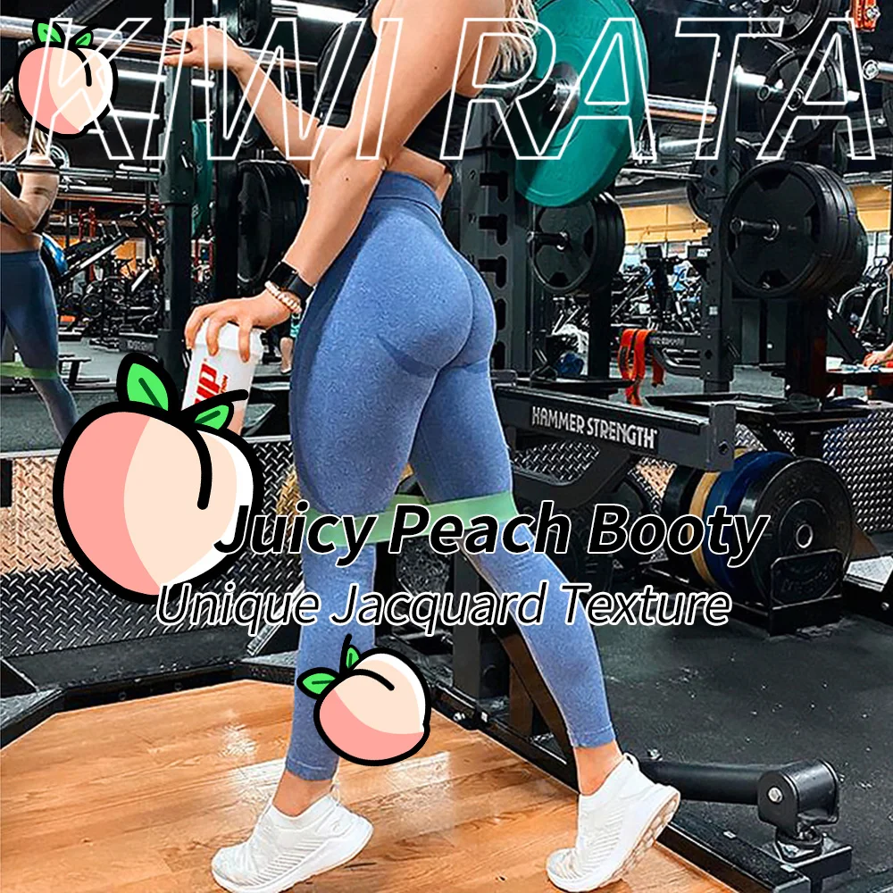 KIWI RATA Бесшовные Леггинсы для йоги с высокой талией колготки женщин тренировок