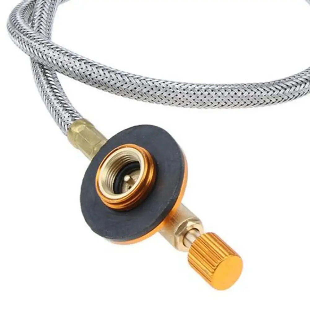 Braided Hose Outdoor Gas Stove Burner Adapter Valve Camping Cooking Furnace Connector Tank Equipment New Type | Спорт и развлечения