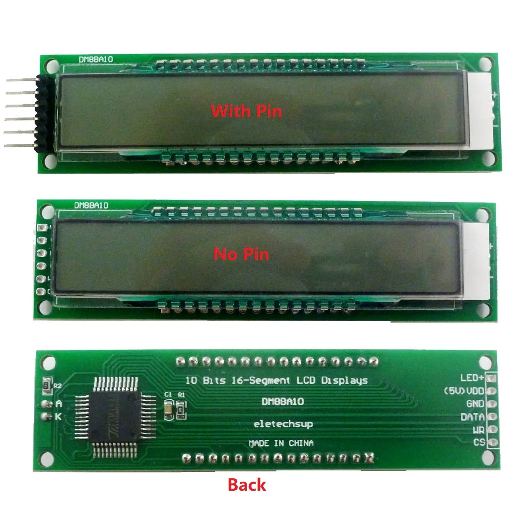 Фото 10 битный 16 Seg SPI светодиодный дисплей Серийный ЖК UNO MEGA2560 с примерным эскизом 10 битный 16 Seg SPI светодиодный дисплей Серийный ЖК UNO MEGA2560 с примерным эскизом