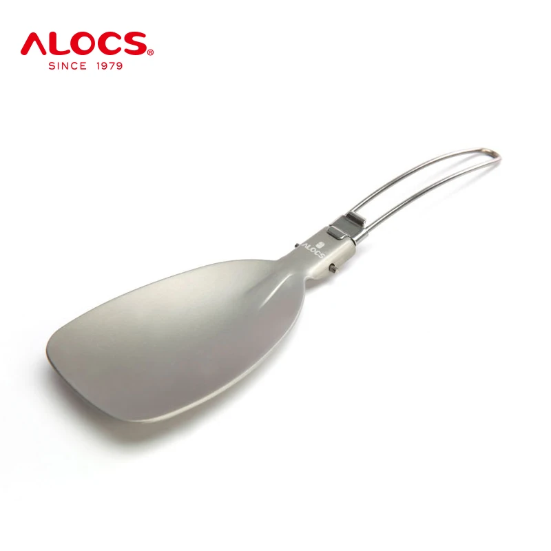 

Alocs TW-301 Folding Fry Pan Pancake Kitchen Turner Spatula Outdoor Tableware for Cooking Camping Hiking BBQ Picnic Backpacking