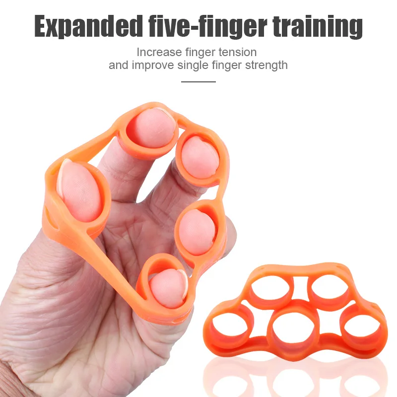 

5PC/Set Fitness Adjustable Hand Grip Kit Finger Forearm Strength Muscle Recovery Heavy Hand Gripper Exerciser