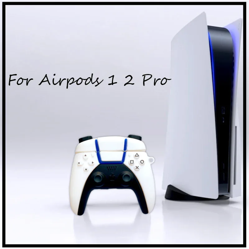 Для AirPod 1 2 милый мультяшный игровой автомат Playstation Handle Мягкий силиконовый чехол s