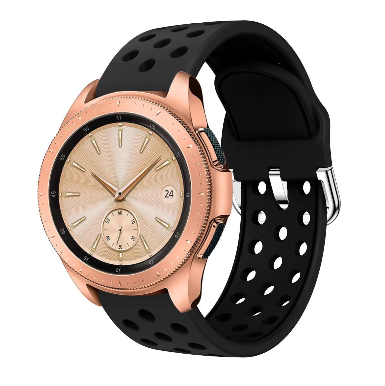 Ремешок силиконовый для Samsung Galaxy Watch 42 мм мягкий спортивный сменный Браслет умных