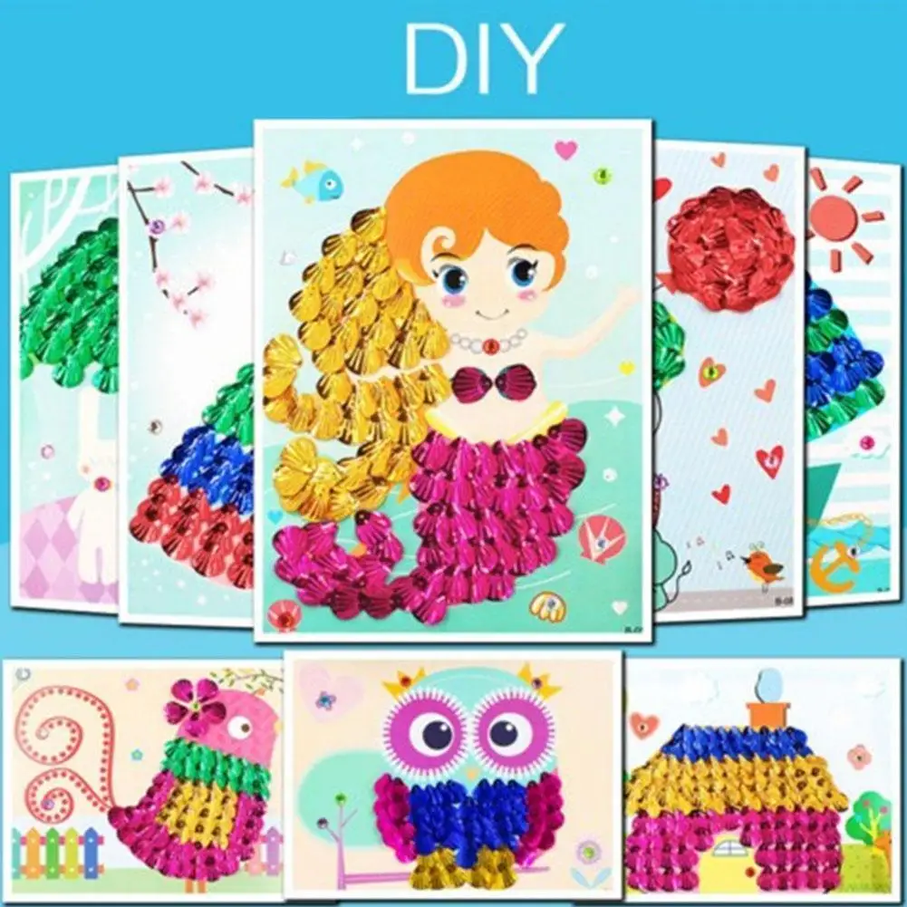 

2021 New Diamond Picture Stitch Kits Diamond Round Mosaic Animals 3D For Girls Embroidery Picture Toys Full Landscape Y0T7