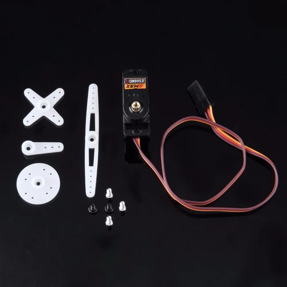 4 шт./лот оригинальный EMAX ES08MDII металлический цифровой сервопривод 12g