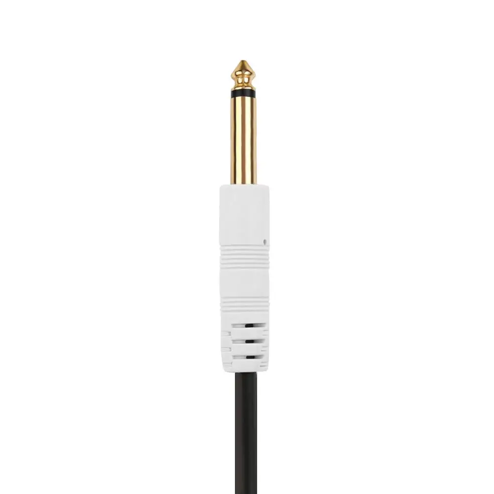 Аудиокабель с 2RCA на 2 штекерами 6 35 мм позолоченный кабель Aux для гитарного