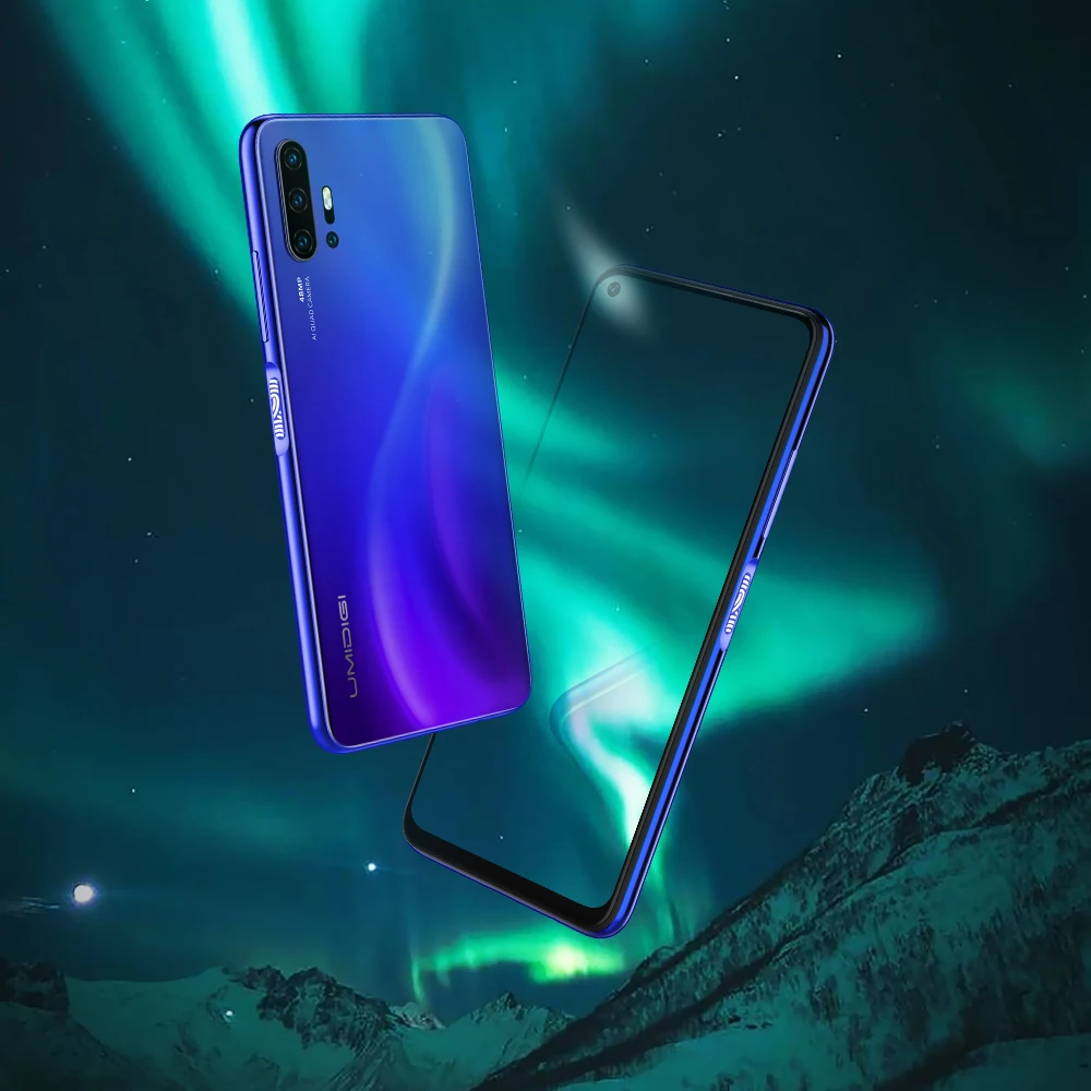 UMIDIGI F2 телефон Android 10 глобальная версия 6 53 "FHD + ГБ 128 48MP AI Quad камера 32MP Selfie Helio P70