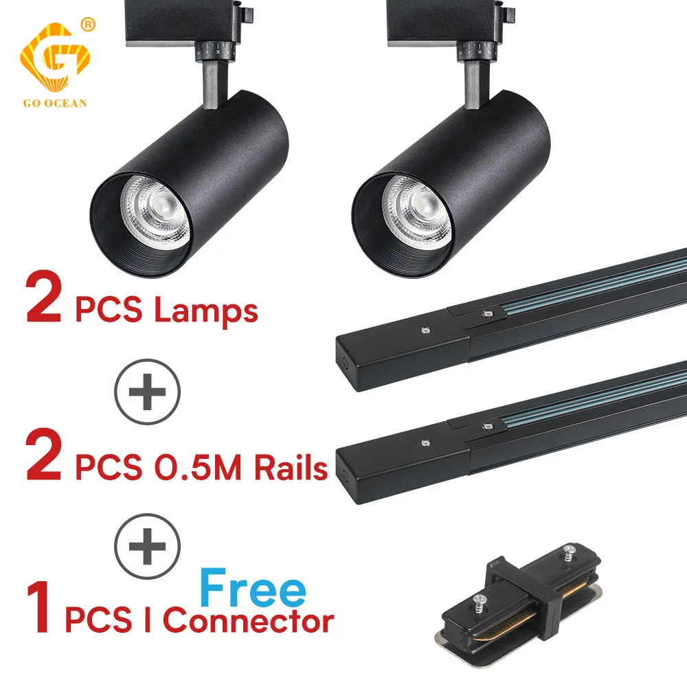 Светодиодный светильник дорожка 220 В 10 Вт 30 Регулируемый потолочный рельсовый ing 2