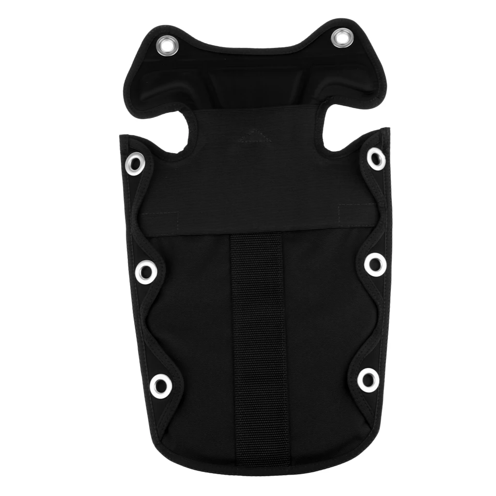 Подводная нейлоновая задняя крышка Scuba Tech с Pad и 8 винтами для книг черный|Бассейн