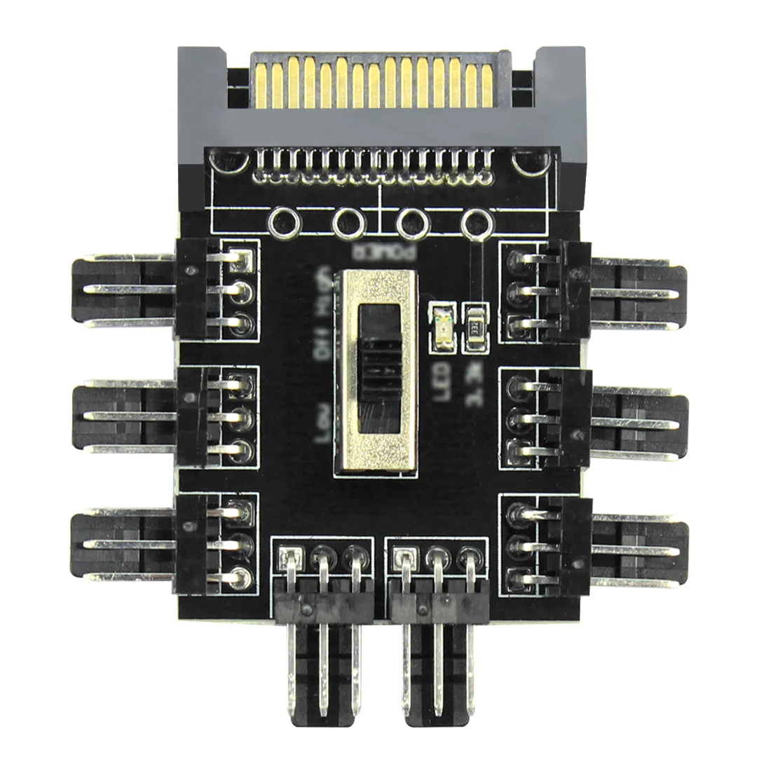 Разветвитель для вентилятора устройство охлаждения компьютера кабель майнинга 4