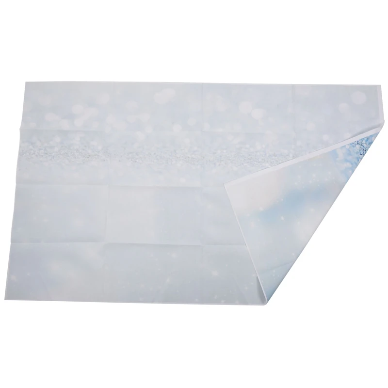 

5x3FT Vinyl Light Blue Glitter Photography Backdrop Background Photo Studio