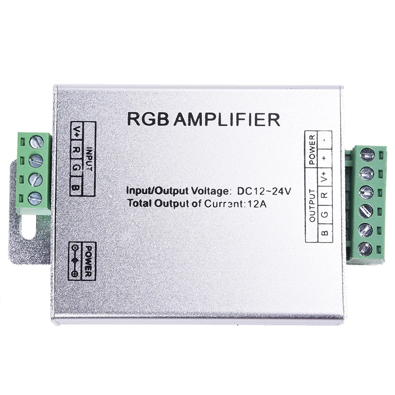 

DC 12V светодиодный Усилитель RGB светодиодный полоски светильник усилитель сигнала