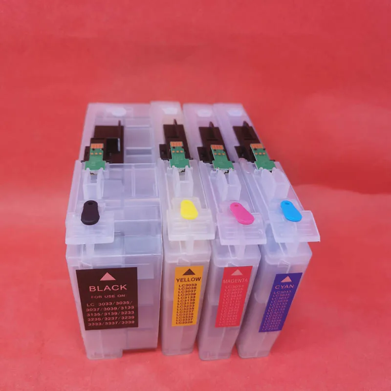 

YOTAT Full Refillable ink cartridge LC3333 for Brother DCP-J1100DW/MFCJ1300DW Printer