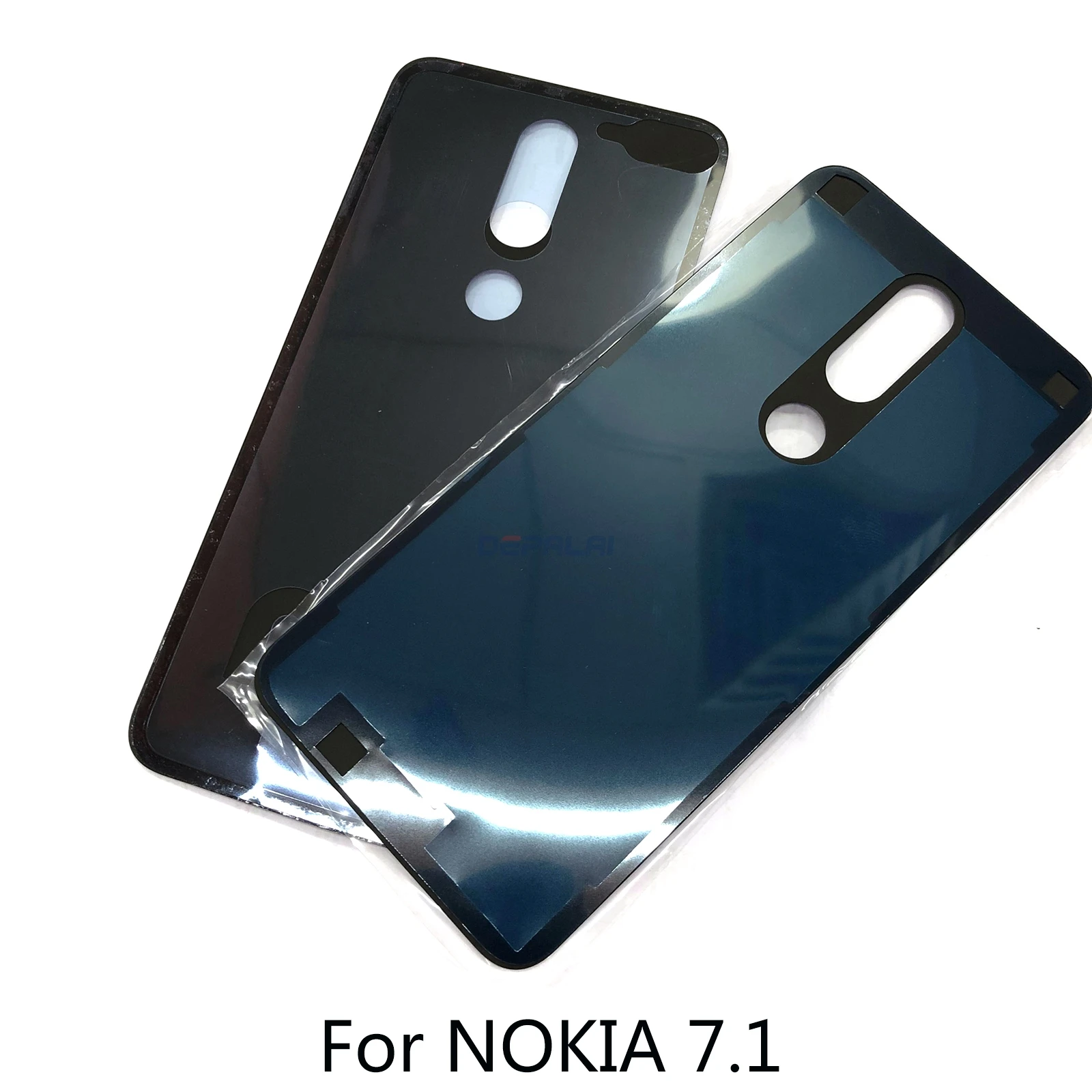 Заднее стекло для Nokia 7 1 8 X7 задняя крышка батарейного отсека Корпус Стеклянные