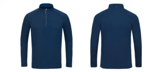 blue S Новая мужская Спортивная футболка xiaomi, быстросохнущая, теплая, высокоэластичная, дышащая, светоотражающая, с длинными рукавами, умный дом - Цвет: blue S