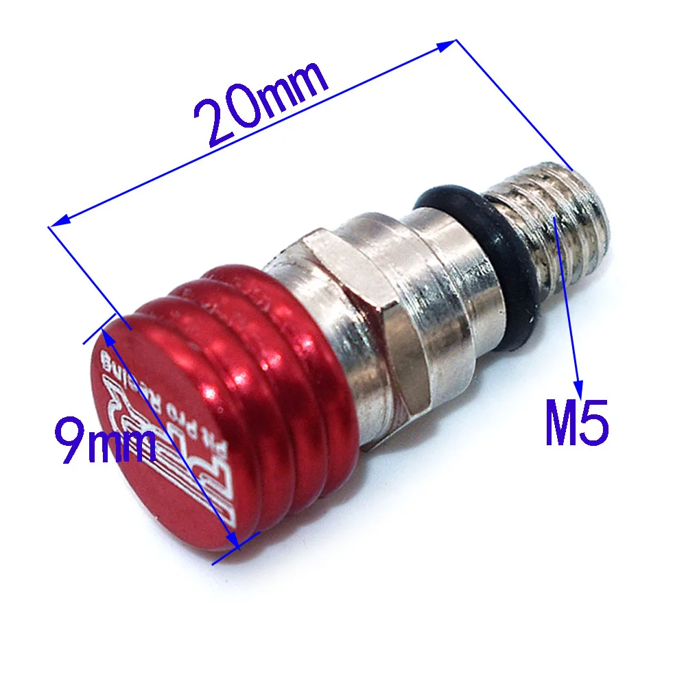 Motorcross CRF YZF KXF Fork Bleed Valve Relief Air M5*0.8mm Bleeder Valves | Автомобили и мотоциклы