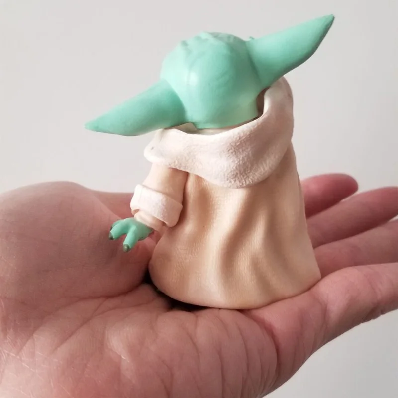 

Disney Star Wars Glow Yoda Baby Action Figure Toys Yoda Master Figuras Doll Toy Keychain Backpack Pendant Gifts For Children
