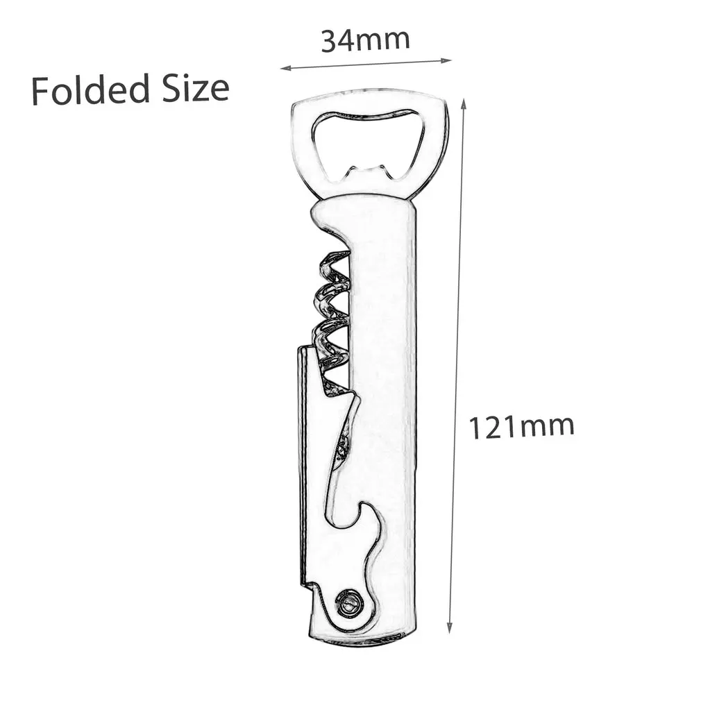 Профессиональный Открыватель для вина из нержавеющей стали пластиковый штопор