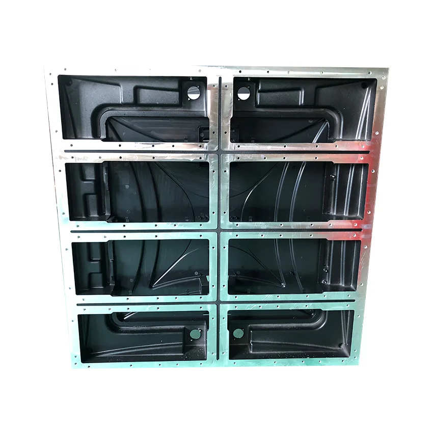 Koop 640X640 Mm Spuitgieten Aluminium Lege Kast P5/P10 Indoor Outdoor Led Scherm P5 Lege Kast Panel Verhuur