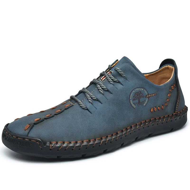 

Brand Leather Men Shoes Luxury Handmade Casual Sneakers Italian Breathable Leisure Mens Loafers Moccasins