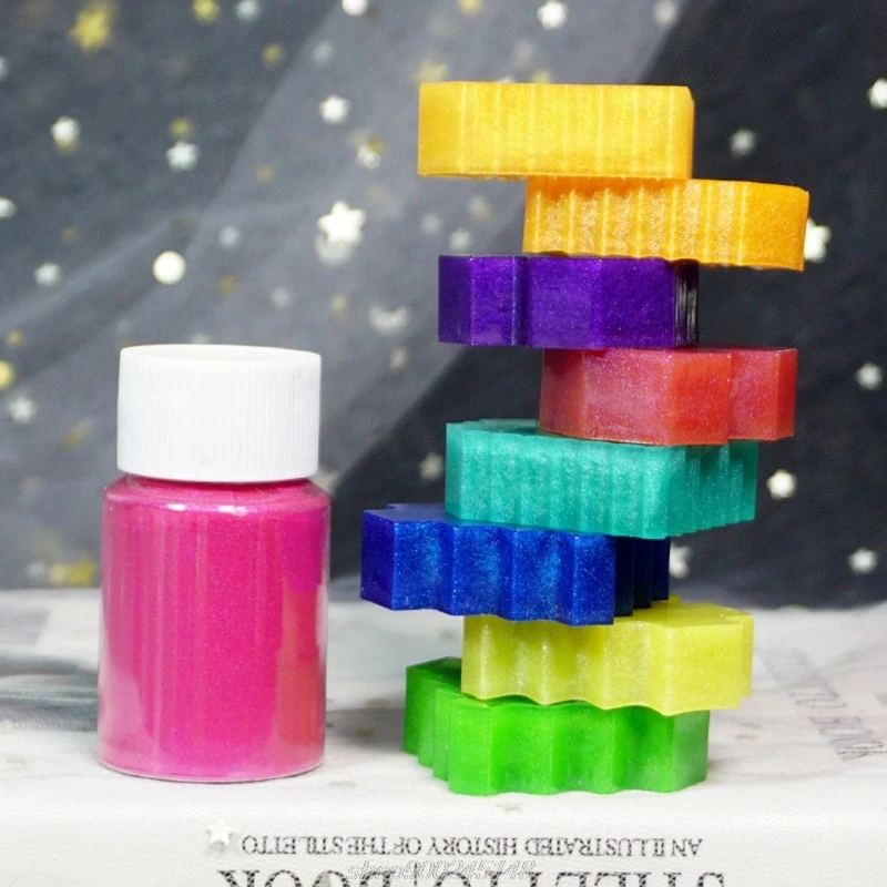 

10 Colors Bright Aurora Pearl Pigment Powder Mica Pearlescent Colorants Resin Colorant Dye Pigment Resin Craft J02 21 Dropship