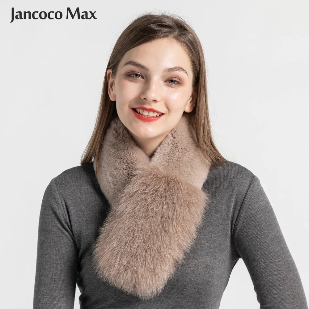 Новое поступление женский шарф из натурального меха модные шарфы кролика с