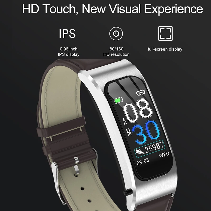 Bluetooth гарнитура браслет Смарт часы кровяное давление Smartwatch сердечного ритма