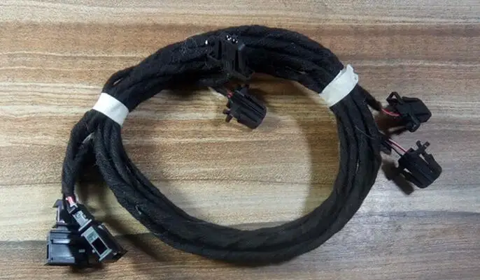 A set of cable only 2 предмета из светодиодный осветительных приборов для ног светильник шаги пространство лампы и кабель для VW Golf 7 MK7 Passat 3g B8 5GG947409 5GG 947 409 5G0947409 5G0 947 409 - Название цвета: A set of cable only