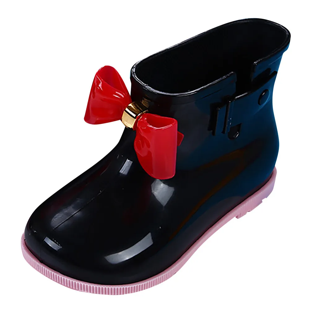 Водонепроницаемые детские резиновые сапоги Прозрачная мягкая обувь для