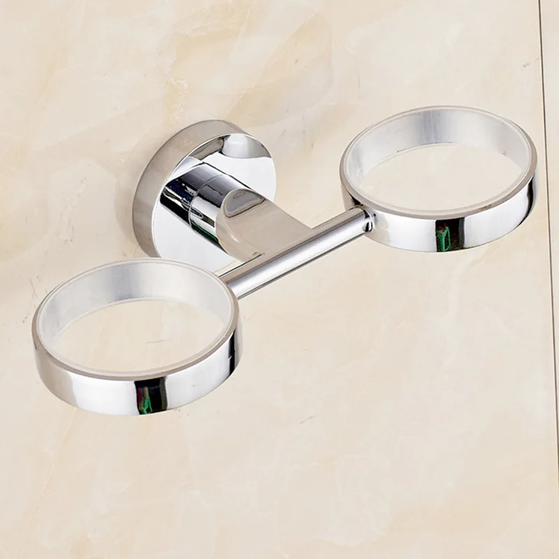 Ванна зубная щетка держатель чашки для зубной щетки со стеклянной чашкой