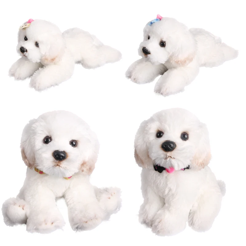 

Dog Stuffed Plush Toy Cute Simulation Girls Creative Bedroom Plush Toys Stuffed Realistic Jucarii Copii Kids Gift Soft EA60FZ