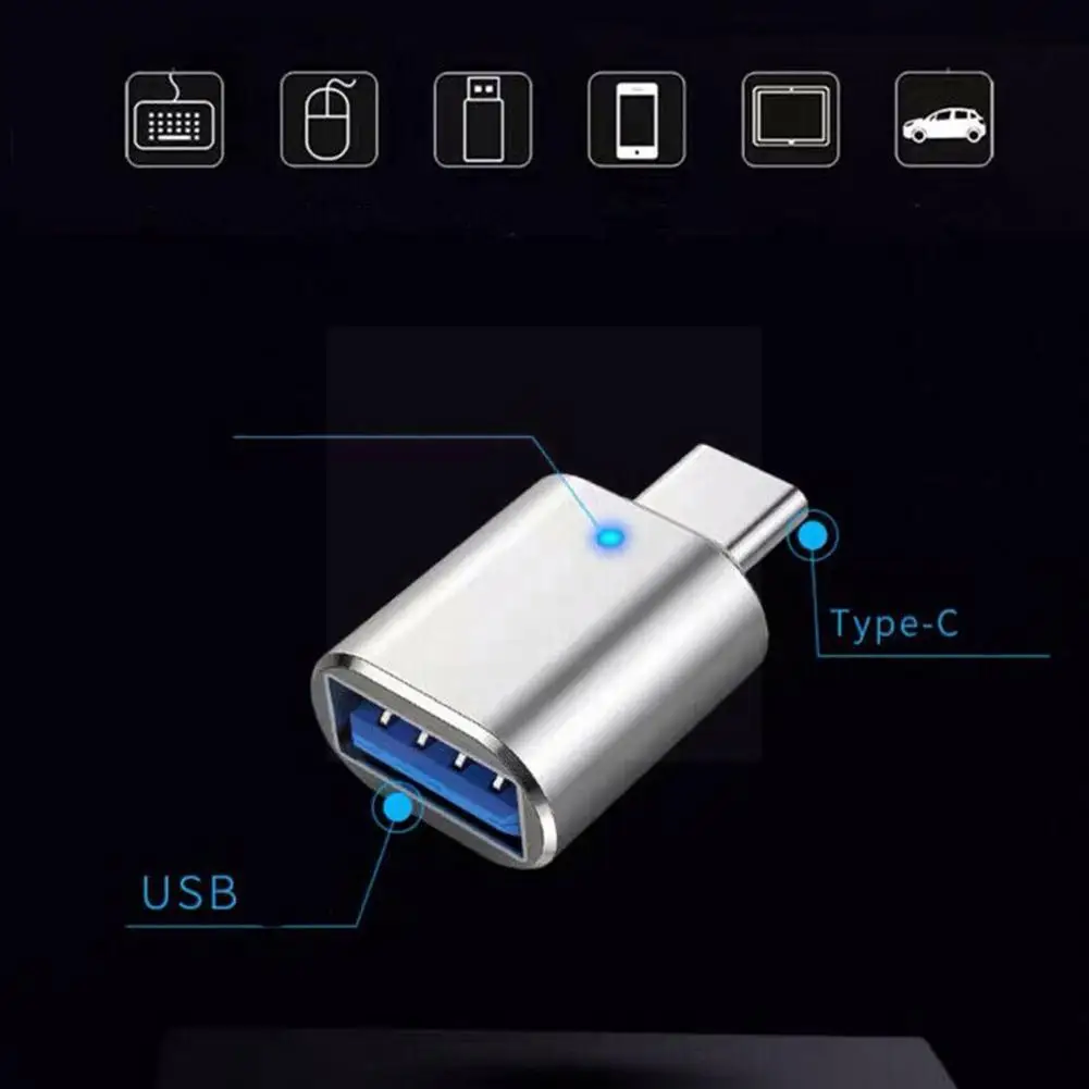 

Usb To Type C Otg Adapter Usb Usb-c Male To Female For Usbc Micro Usb Converter Connector Type-c Otg N5e9